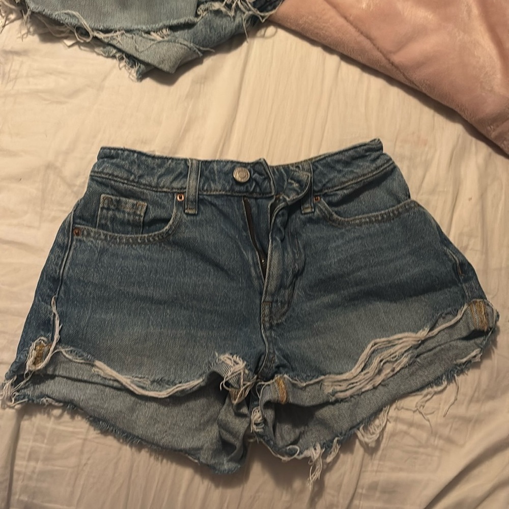denim shorts